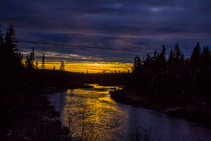 Dusk on a Northern River