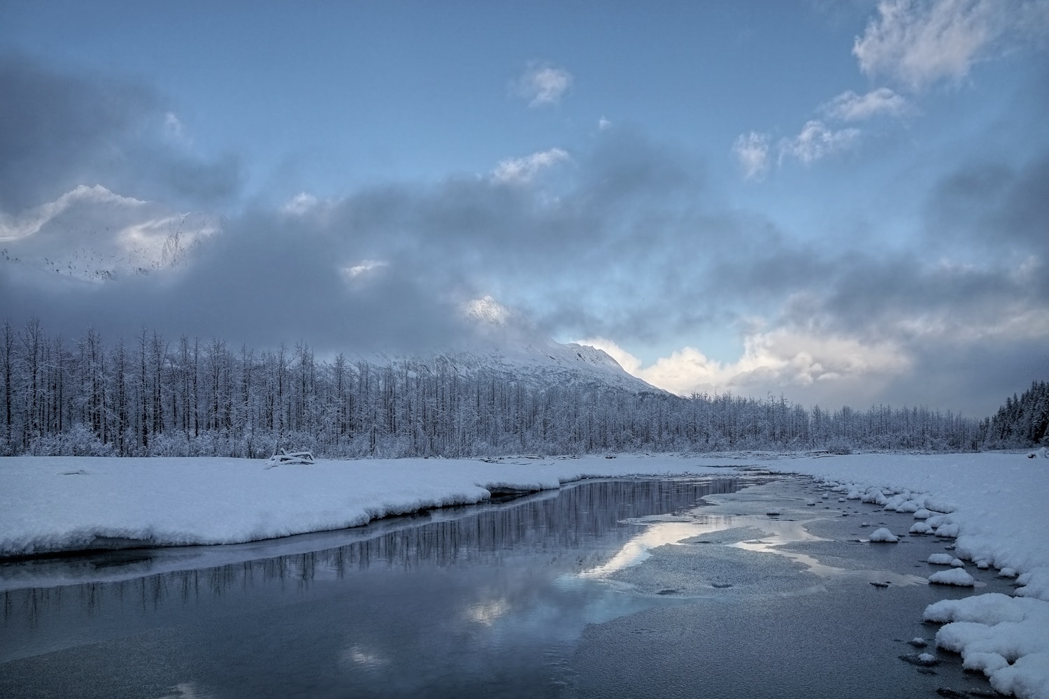 Early Morning Late Snow