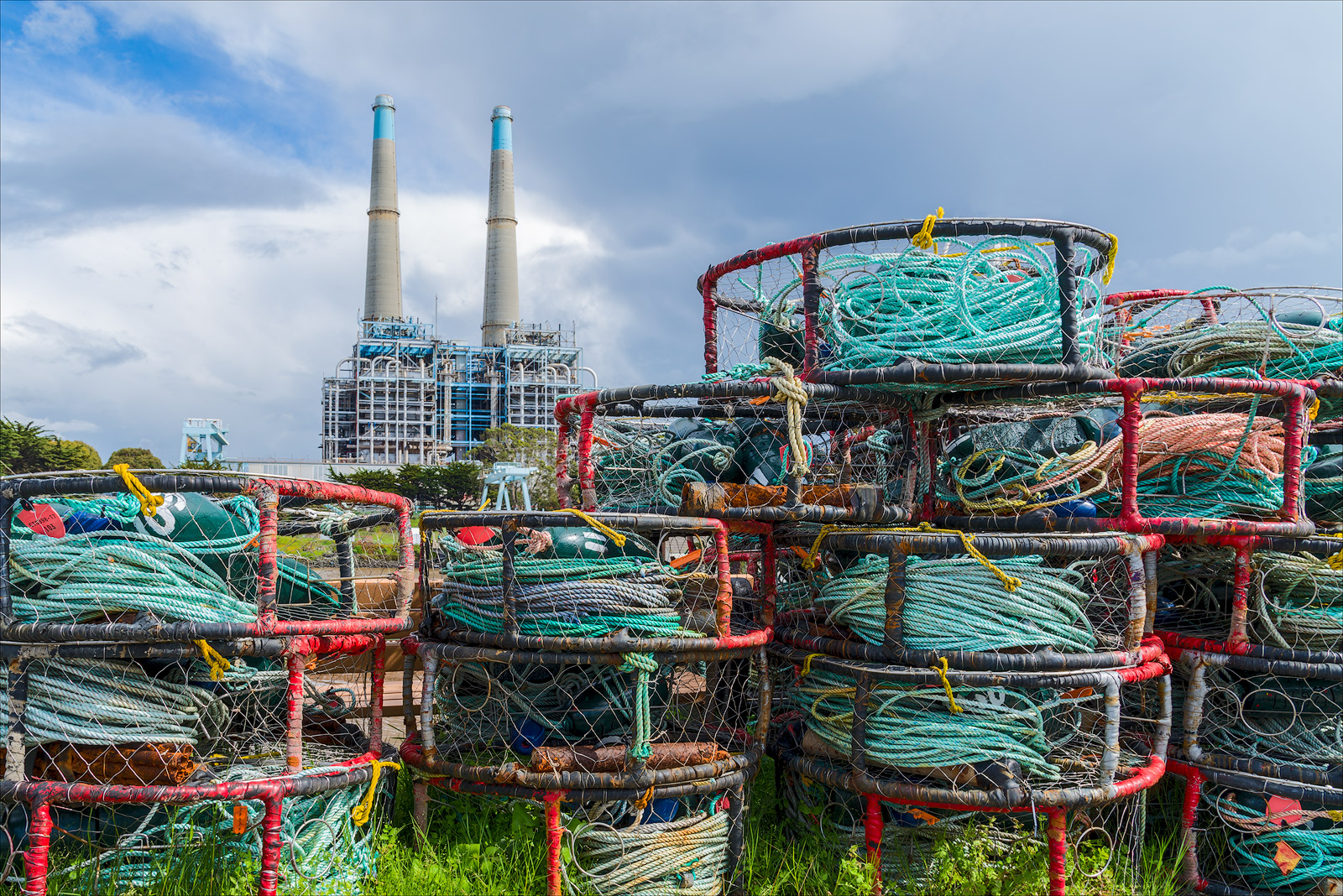 Unused Crab Fishing Pots