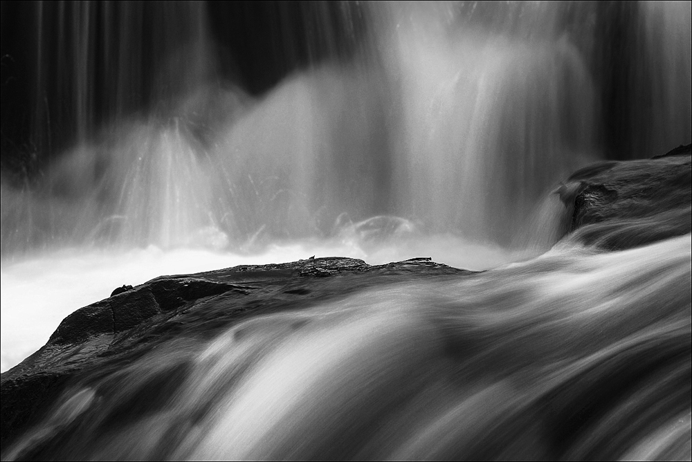 Bond Falls in B&W +