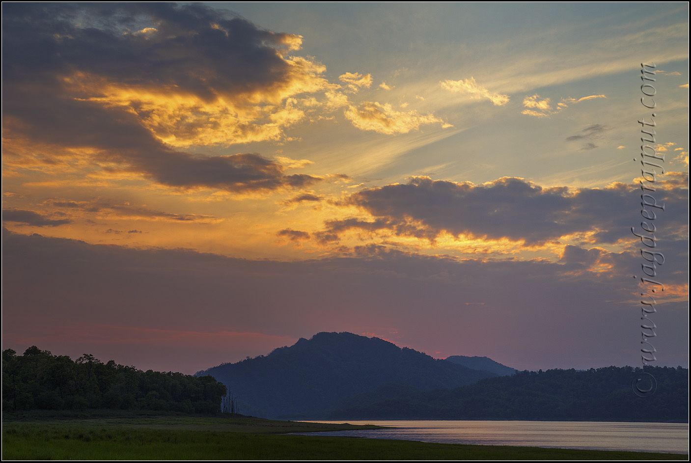 Sunset over Ramganga