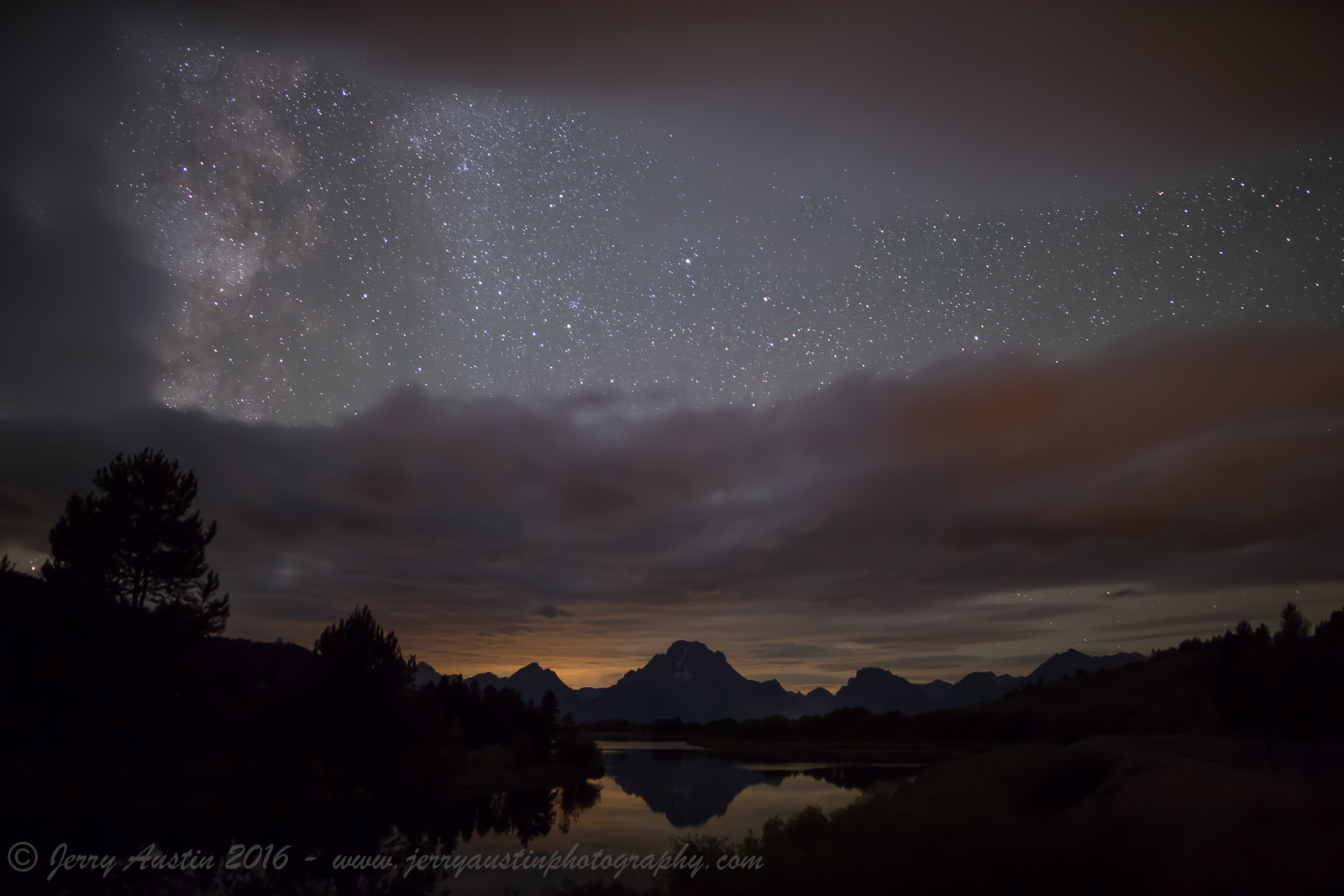 Mount Moran Night