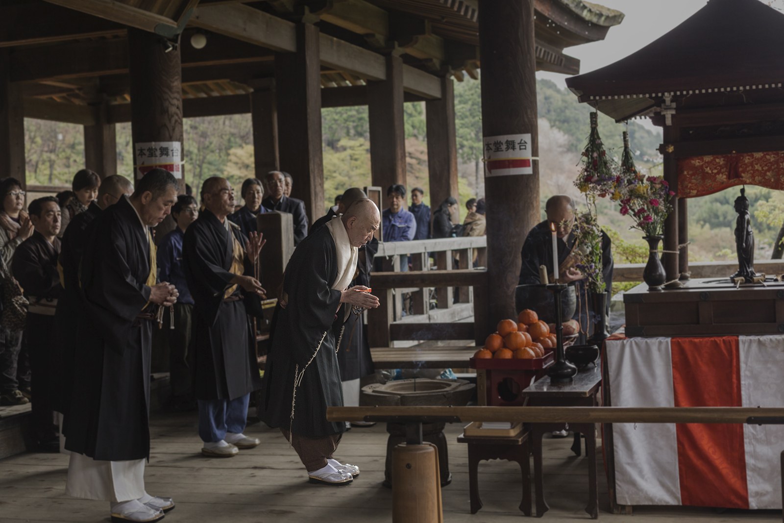 Prayer time in Japan
