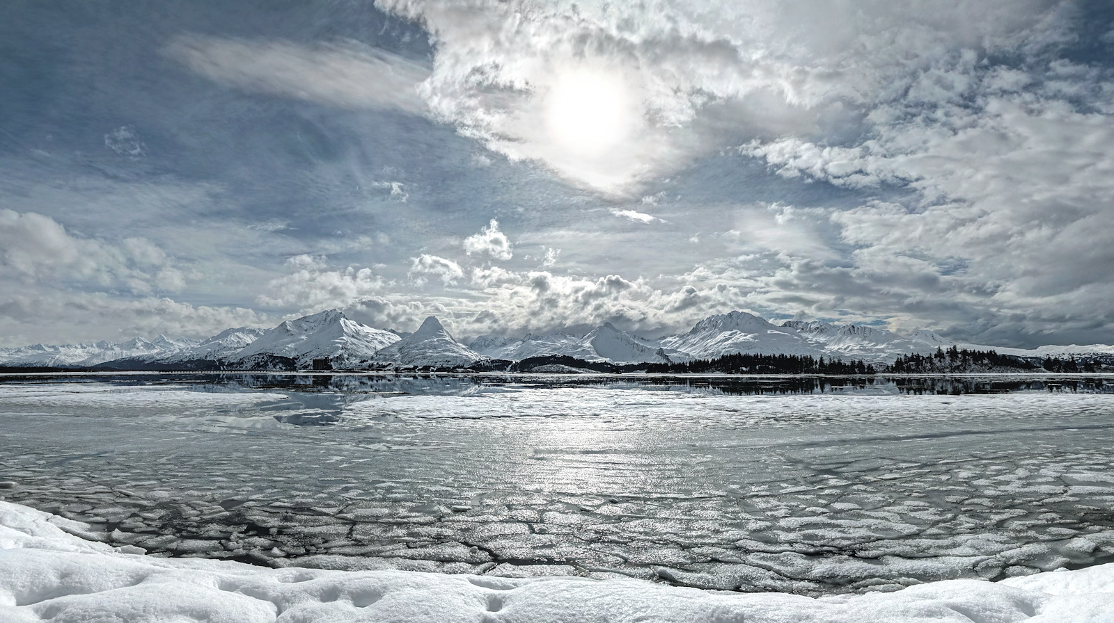 Sunlight on Valdez