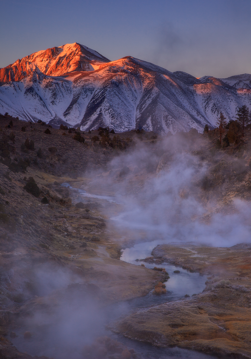 Sunrise at Hot Creek
