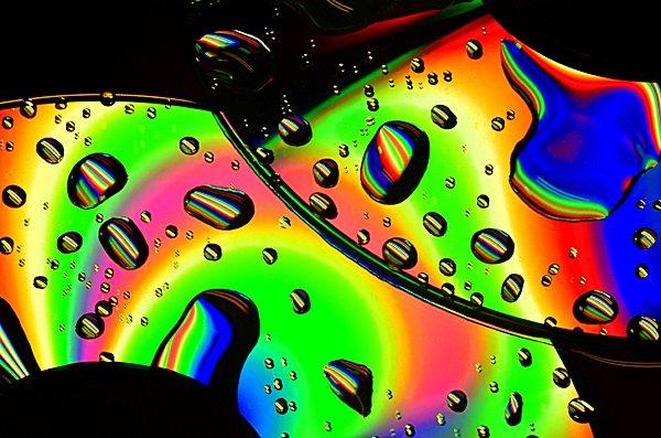 CD's and Water Drops