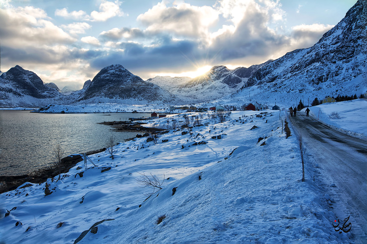 Selfjord before sunset.