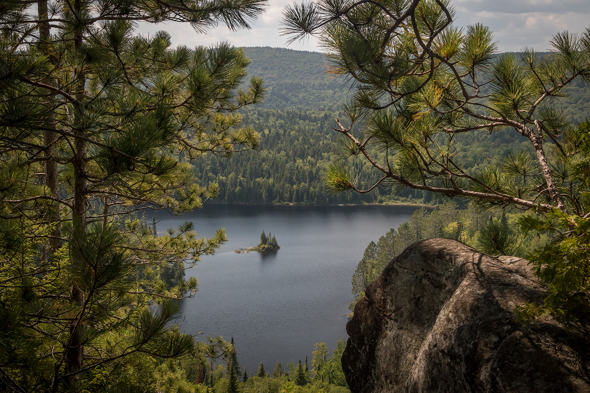 Windowed island.