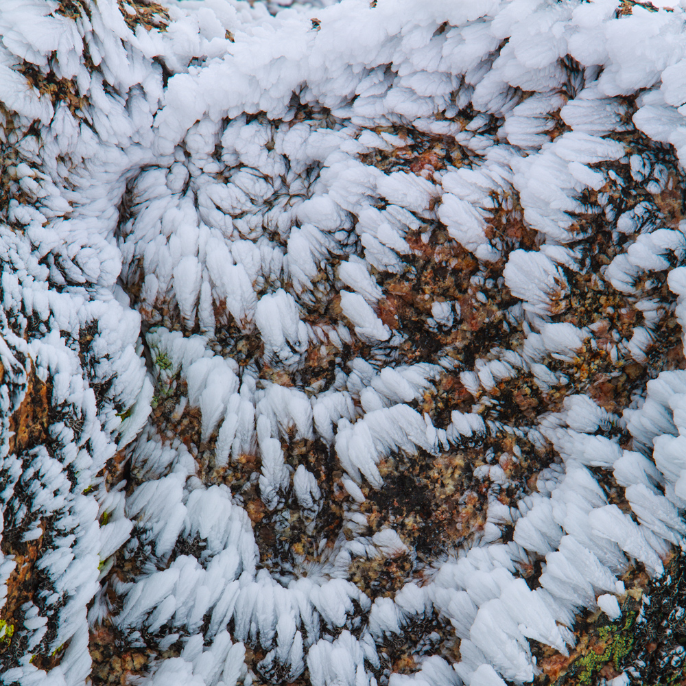 Hoar Frost on Granite