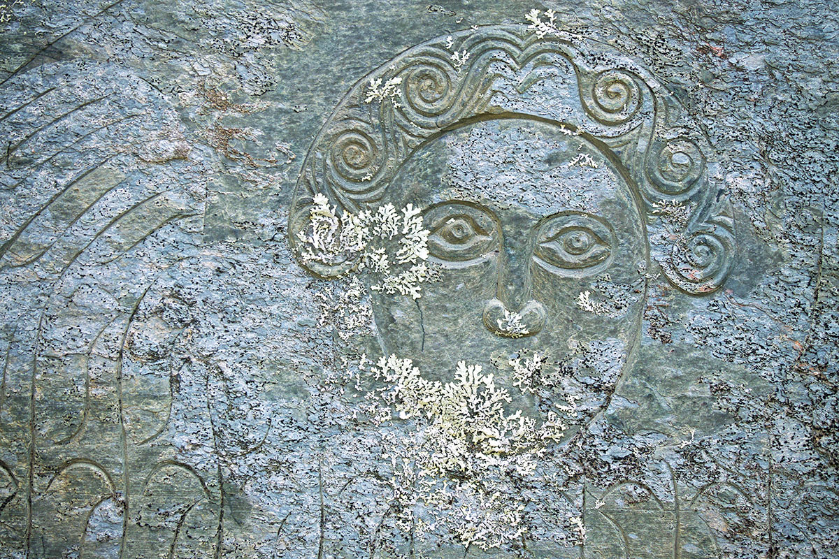 Lichen on Gravestone