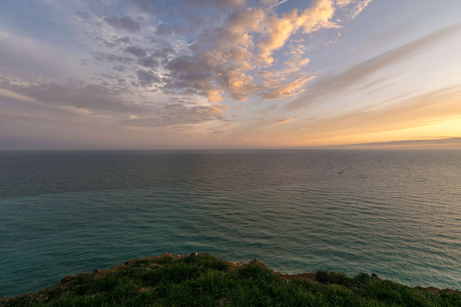 The calm sea
