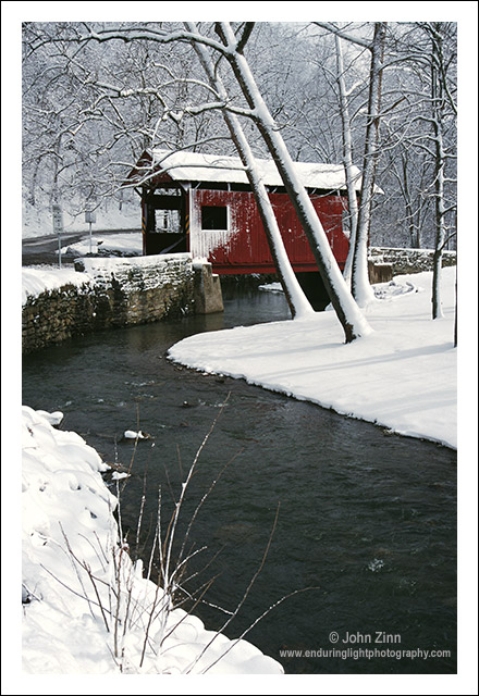 Henry Bridge in Fresh Snow