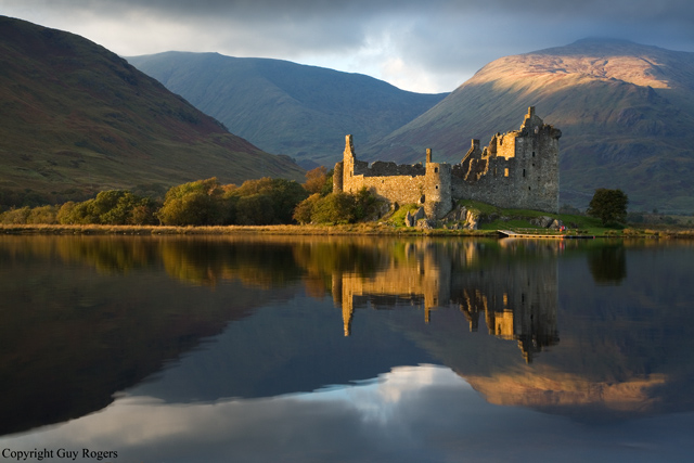 Reflections of Kilchurn castle