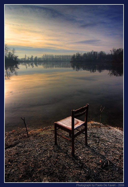 Too cold for fishing.